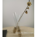 Clear Glass Conjoined Test Tube Flower Vase